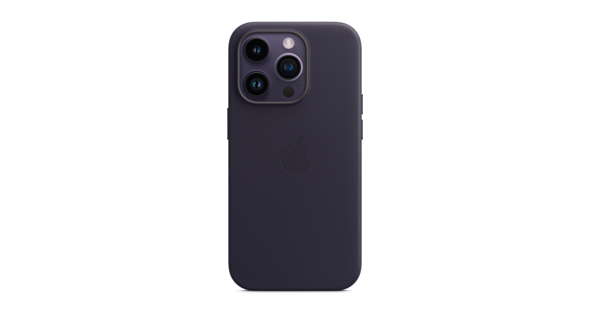 iPhone 14 - Leather Case зураг