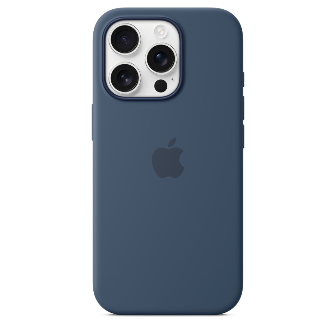 iPhone 16 Pro, Pro Max Silicone Case – Denim зураг