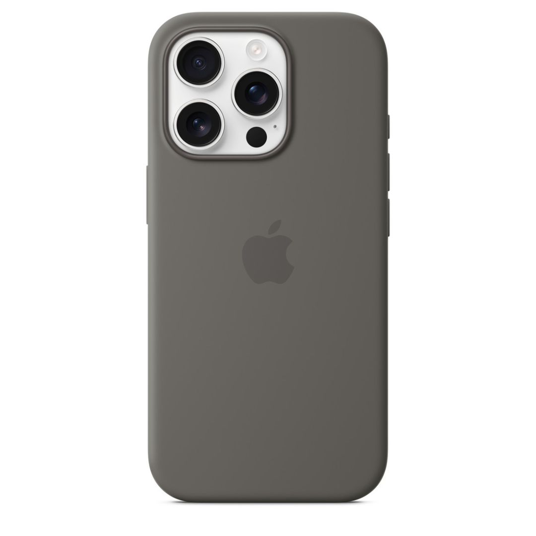 iPhone 16 Pro, Pro Max Silicone Case – Grey зураг