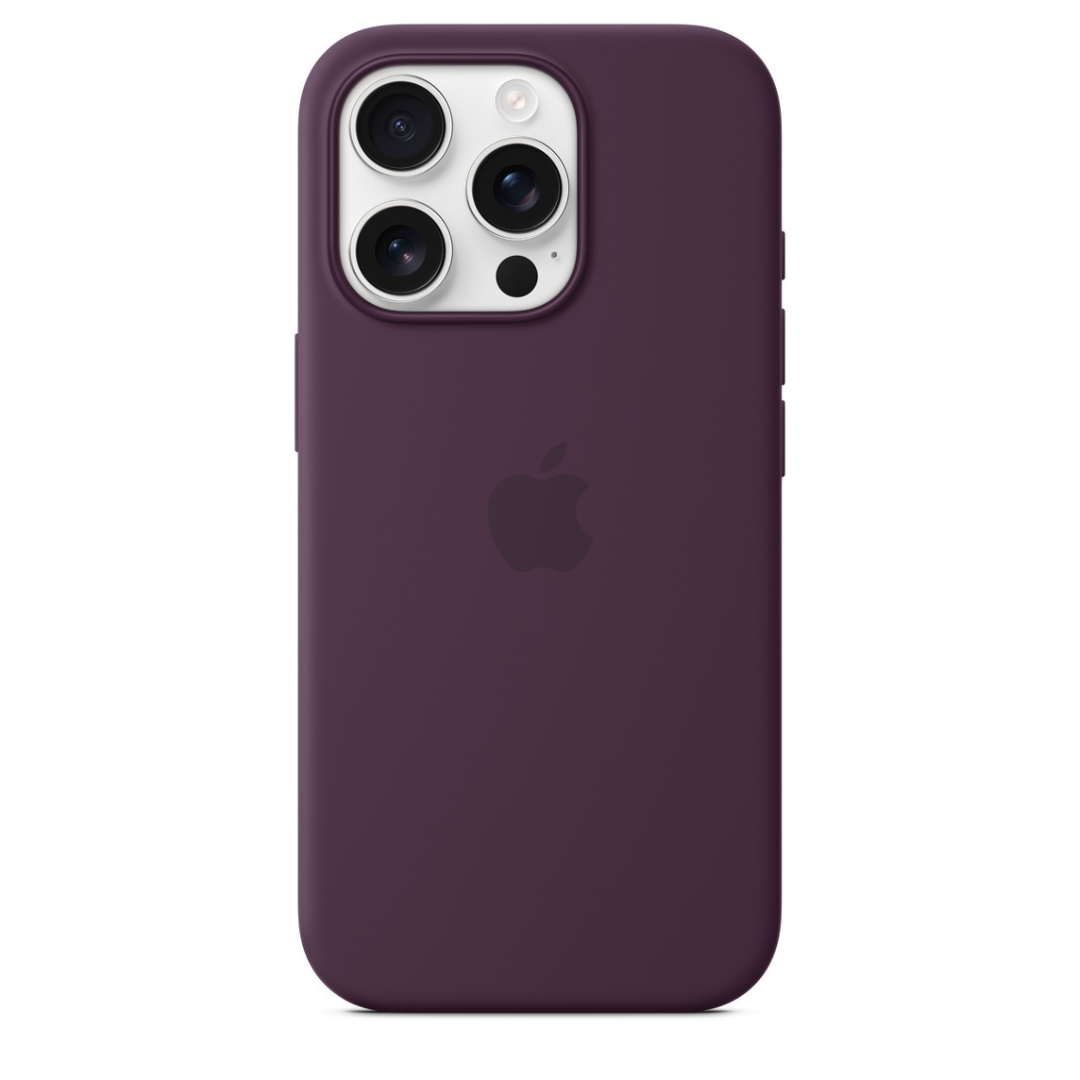 iPhone 16 Pro, Pro Max Silicone Case – Plum зураг