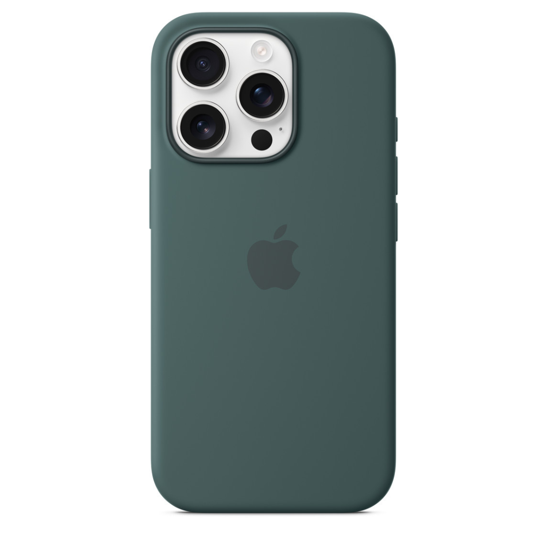 iPhone 16 Pro, Pro Max Silicone Case – Green зураг