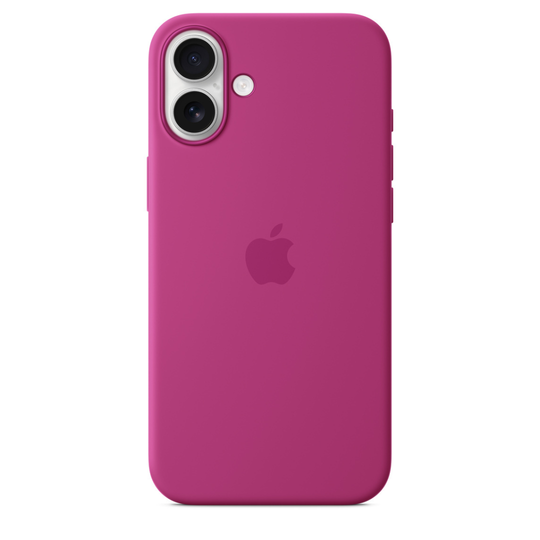 iPhone 16, 16 Plus Silicone Case – Fuchsia зураг